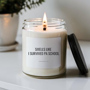PA School Graduation Candle Gift, Physician Assistant Graduation Gift, PA Graduate Gift,  PA Grad, Physician Assistant Student Graduation