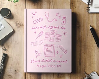 Mismo turno, día diferente, regalo personalizado de diario de graduación de enfermería, regalo de enfermera, regalo de graduación de enfermera, graduación de estudiante de enfermería