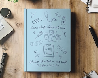 Mismo turno, día diferente, regalo personalizado de diario de graduación de enfermería, regalo de enfermera, regalo de graduación de enfermera, graduación de estudiante de enfermería