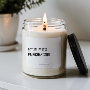 Personalized PA School Graduation Candle Gift, Physician Assistant Graduation Gift, PA Graduate Gift, Physician Assistant Student Graduation