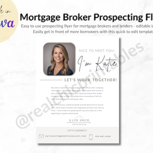 Folleto de prospección de corredores hipotecarios Folleto de introducción al oficial de préstamos hipotecarios para posibles socios agentes inmobiliarios Folleto de introducción al oficial de préstamos Constructores