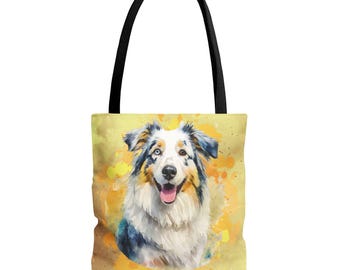 Bolsa de tela australiana: regalo para amantes de los animales, mamá de perro, dueño de mascota, bolsa de supermercado, bolsa de mercado, bolsa de tela con motivos de raza de perro