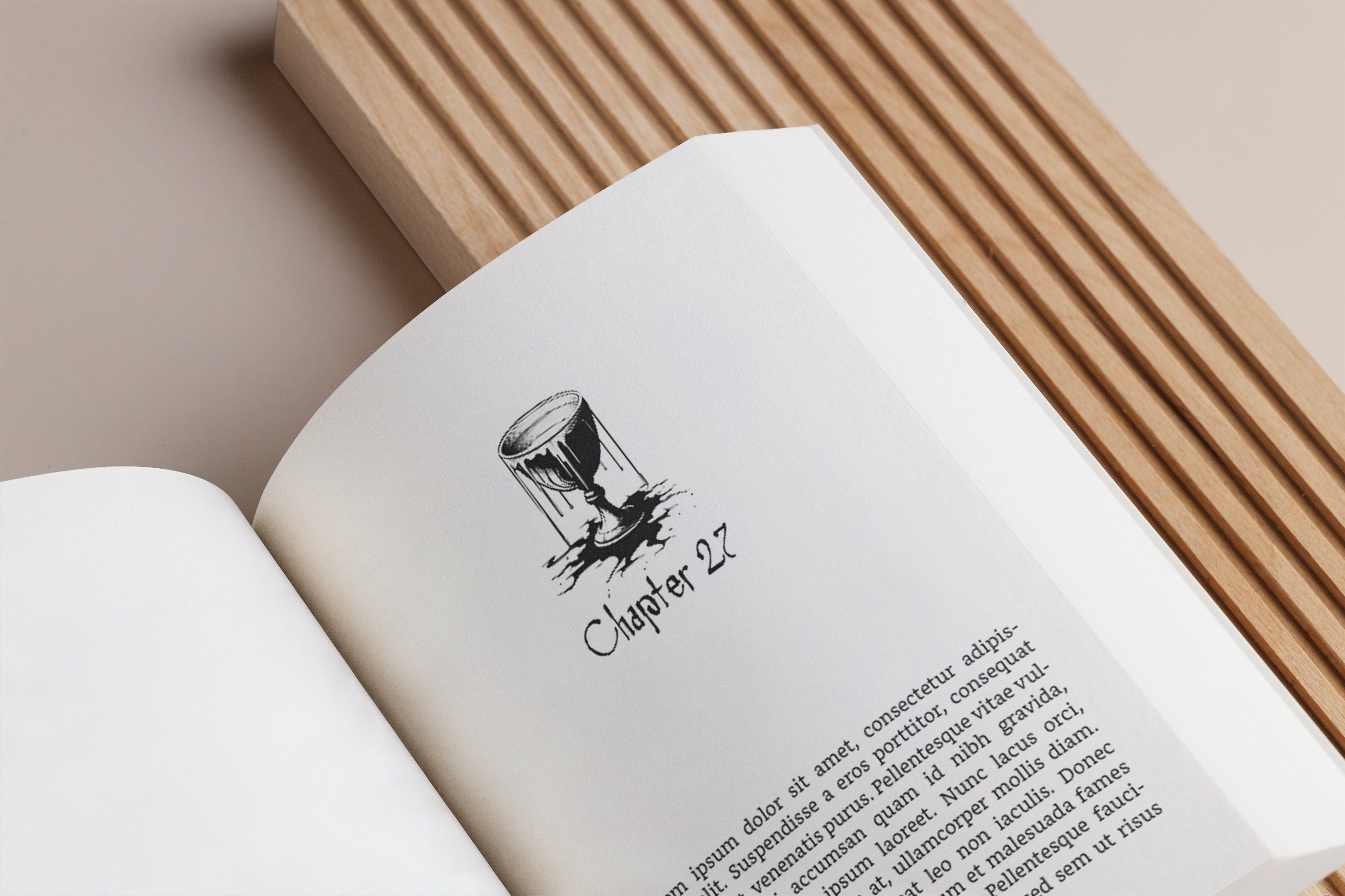 Chapter Header Graphics Printable Overflowing Chalice Chapter Header: Book Graphics Set (digital Download ...