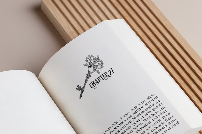 Fantasy Key Chapter Headers: Book Graphics Set (digital Download) - Etsy
