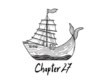 Whale Boat Chapter Headers: Personalized Book Graphics (Digital Download)