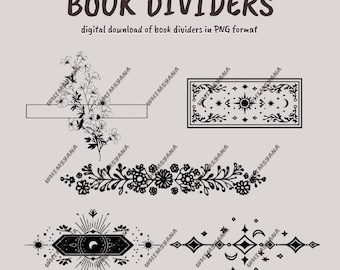 Fantasy Book Dividers Pack