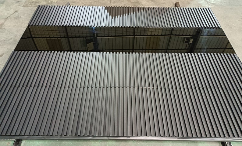 Slat Panel Garage Doors, Sleek Modern Design, Customizable Style, Scratch Resistant, Quite Operating System, Durable Color Coating image 5