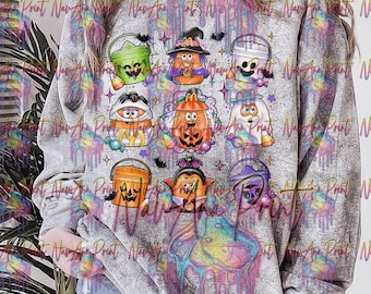 Nuggies Characters, Halloween, Retro DTF Transfers