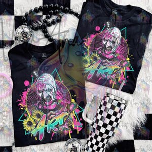 Clown, Killer, Halloween Horror w/Sleeve Option, Halloween, Nightmare, Dreams, Horror, Horror Movie DTF Transfer