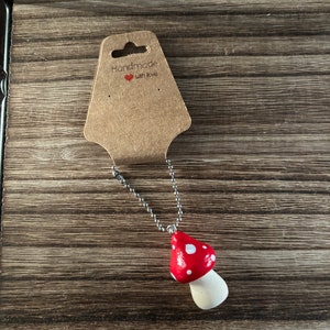 Mushroom keychain