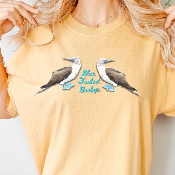 Blue Footed Booby Shirt Gift for Bird Lover Birding Shirt Bird Nerd Gift Nature Lover TShirt Funny Booby Shirt Gift Y2K Baby Tee or Tank Top