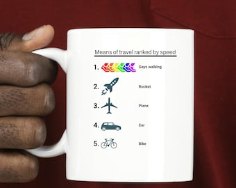 Grappige LGBT-reissnelheidsmok, Gay Pride-cadeau