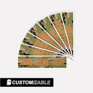 Custom Air Force Name Tape Sticker | Ghost Gear EXCLUSIVE