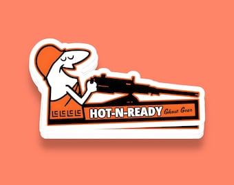 Sticker tactique Meme Hot-N-Ready | Équipement fantôme EXCLUSIF