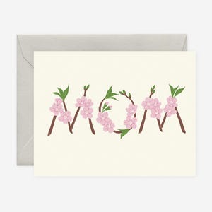 Cherry Blossoms MOM Card | Mother’s Day Card