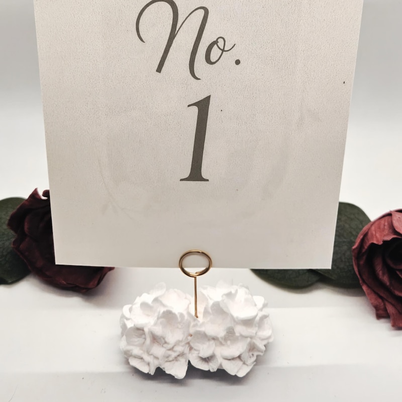 Table Number Holders Floral - Etsy