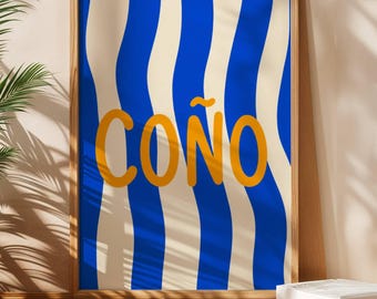 Coño, Venezuelan quote print |  Venezuela Wall Art | Venezuelan Gifts | Instant Download