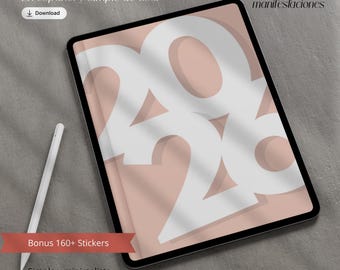 Planner 2026 Minimalist | iPad or GoodNotes | Daily Weekly Monthly Pages | Spanish Planner