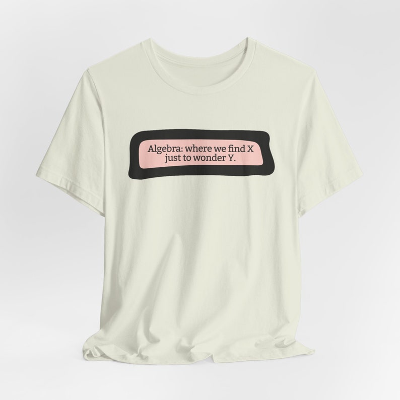 Funny Algebra Equation Joke Shirt, Math Geek Gift, Unique, Perfect Gift ...