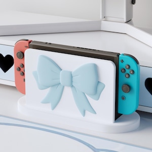 Base para Nintendo Switch con lazo bonito: accesorio para consola de juegos