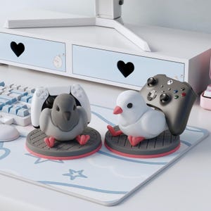 Dove Controller Stand for PS5, Xbox and More, Cute pigeon Design & Unique Gamer Gift image 2