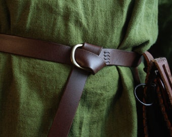 Minimalist Brass Ring Belt