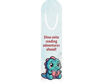 Dinosaur Bookmark: Fun Reading Gift for Kids