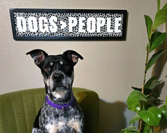 Mosaik Wandkunst, Hundeliebhaber Mosaik Zeichen, Hunde sind besser als Menschen