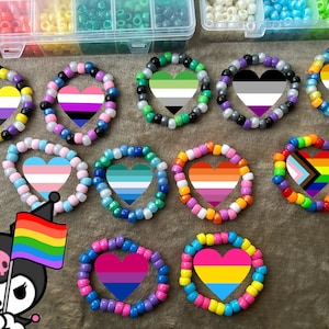 Pride-flagga Kandi-armband