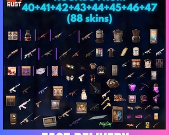 RUST (88 Skins) - All Rounds (40+41+42+43+44+45+46+47) - (8in 1) - TWITCH DROPS