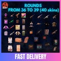 RUST (40 Skins) - All Rounds (36+37+38+39) - TWITCH DROPS