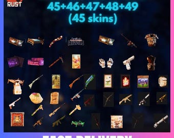RUST (45 aspectos) - Todas las rondas (45+46+47+48+49) - (5 en 1) - TWITCH DROPS