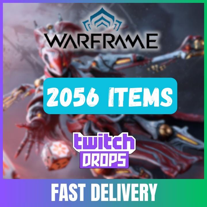 Pack De Drops Twitch Warframe - 2056 Items (Styanax, Gara, Saryn, Etc.) + 37 Forma