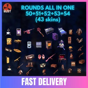 RUST (43 aspectos) - Todas las rondas (50+51+52+53+54) - (5 en 1) - TWITCH DROPS
