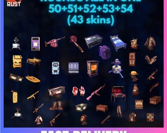 RUGGINE (43 Skin) - Tutti i round (50+51+52+53+54) - (5 in 1) - DROPS DI TWITCH
