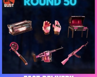 Rust (6/6 unique skins) - ROUND 50 - TWITCH DROPS - Fast delivery