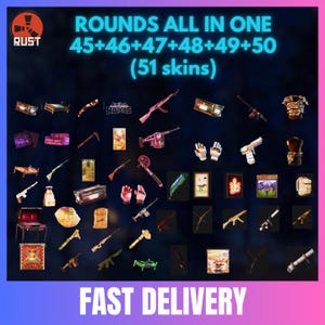 RUST (51 aspectos) - Todas las rondas (45+46+47+48+49+50) - (6 en 1) - TWITCH DROPS