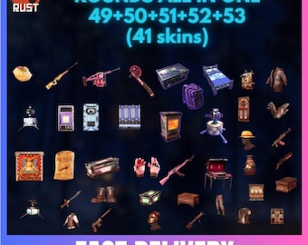 RUST (41 Skins) - All Rounds (49+50+51+52+53) - (5 in 1) - TWITCH DROPS