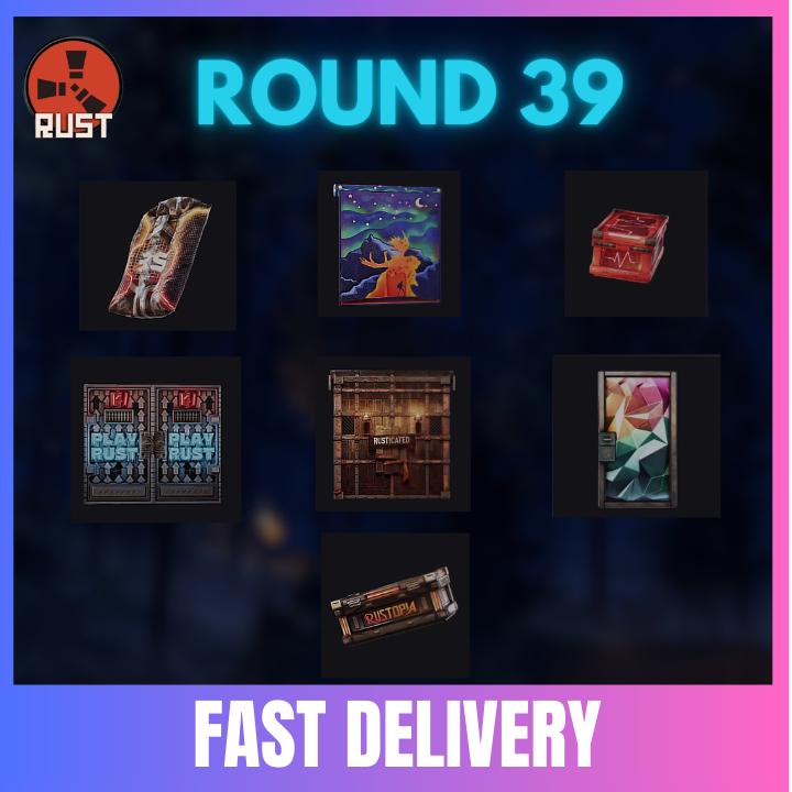 Rust (7/7 unique skins) - 39 ROUND - TWITCH DROPS - Fast Delivery