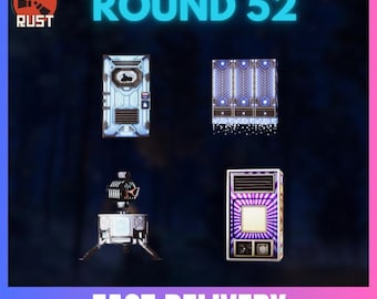 Rust (4/4 unique skins) - ROUND 52 - TWITCH DROPS - Fast Delivery