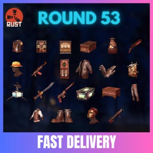 Rust (22/22 unique skins) - ROUND 53 - TWITCH DROPS