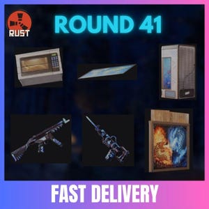 Rust (6/6 unique skins) - 41 ROUND - TWITCH DROPS