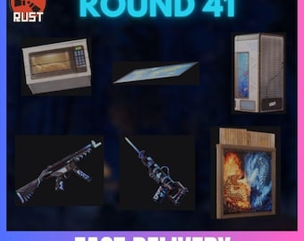 Rust (6/6 unique skins) - 41 ROUND - TWITCH DROPS