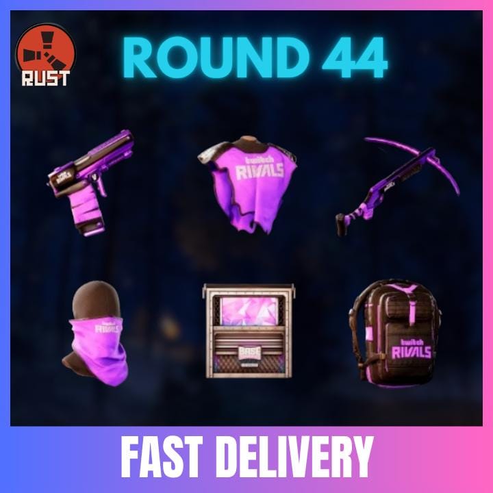 Rust Twitch Drops - All Available Rounds (39-44) - New, Unused In-Game Loot For PC