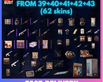 RUST (62 Skins) - All Rounds (39+40+41+42+43) - TWITCH DROPS