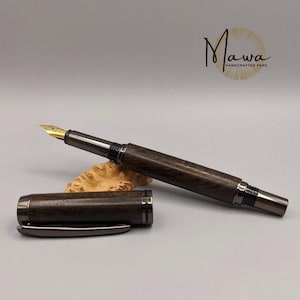 Natural Wood Fountain Pen | Handcrafted Pen | Ink Pen | Teacher Gift Corporate Boss Gift Retirement Graduation Gift Fathers Day Gift