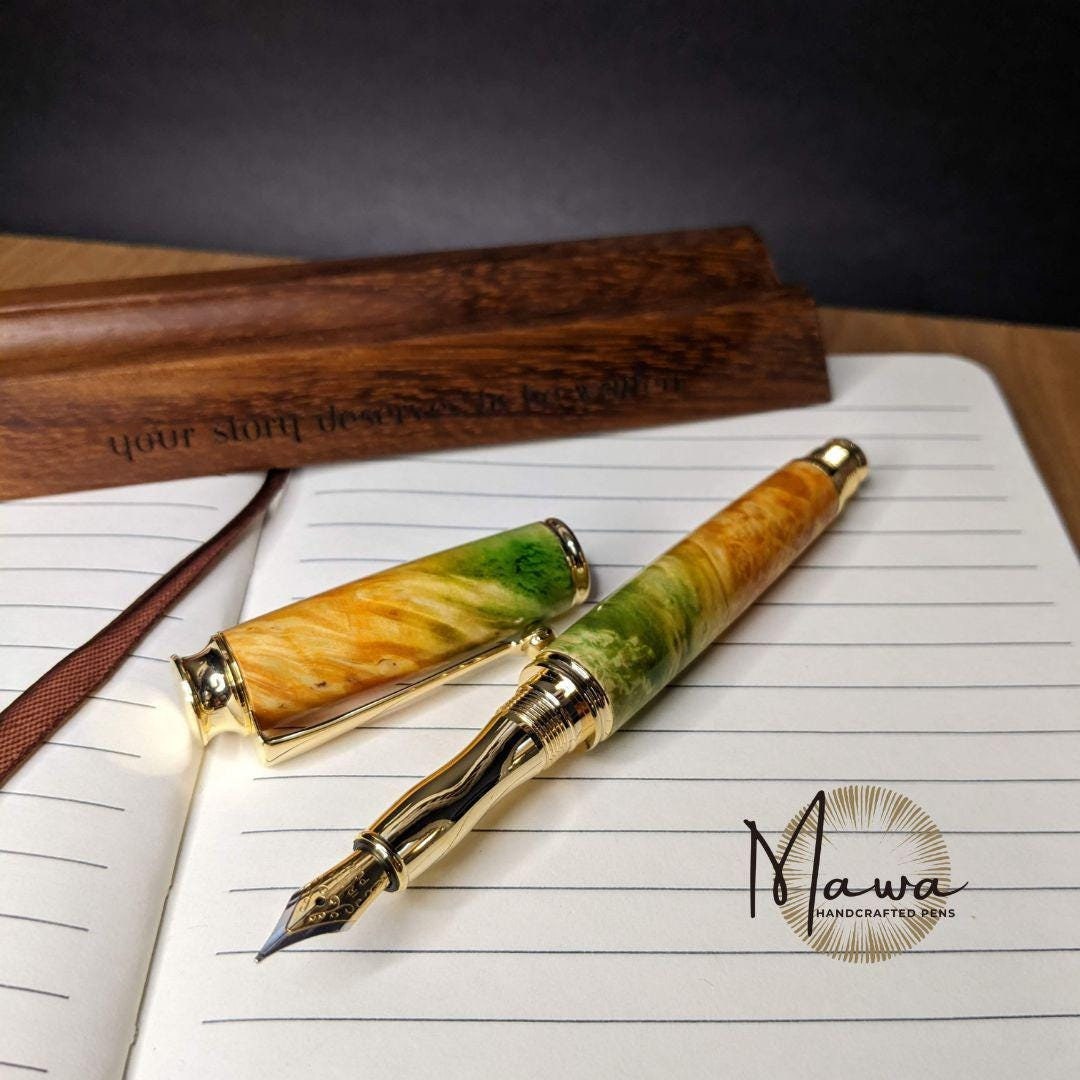 One of a Kind Handcrafted Fountain Pen | Unique Fountain Pen ...