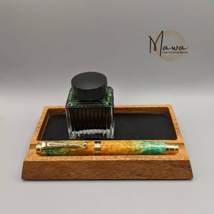 Pen holder | Fountain pen stand | Desk organizer | Single Pen Display | Teacher Gift Boss Gift Graduation Retirement Journaling Handwriting