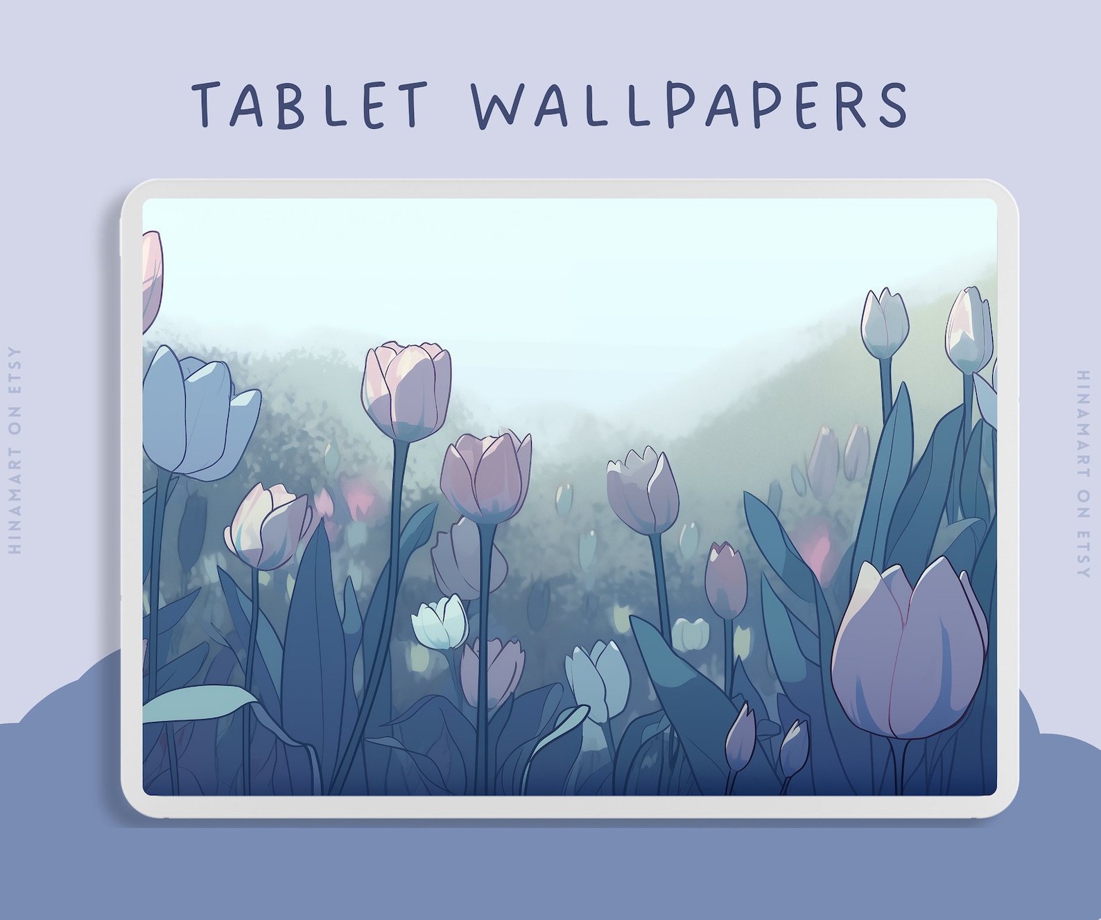 Moody Lofi Wallpapers Blue Pastel Wallpapers Desktop Wallpaper Anime ...