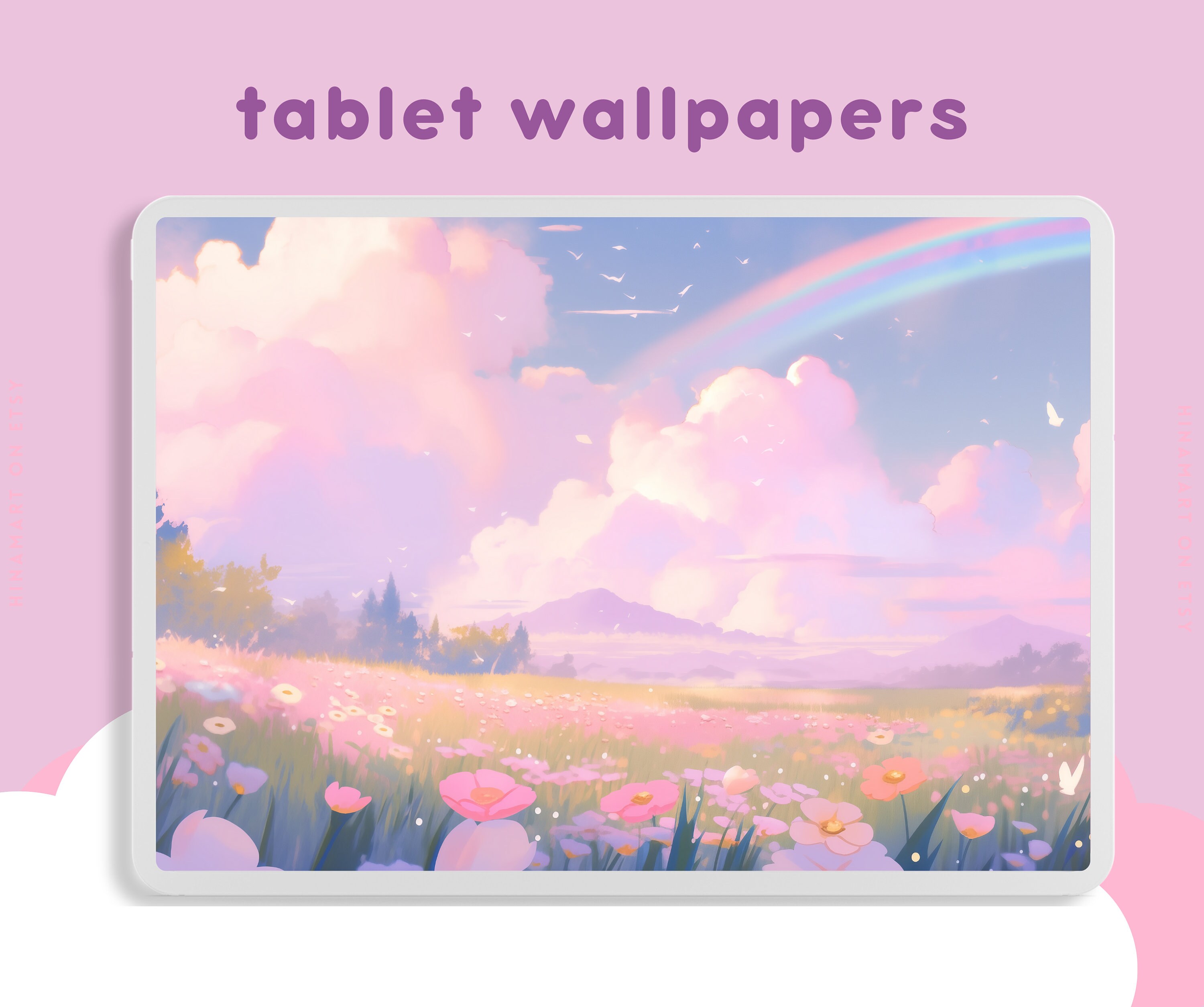 Pink Dreamy Pastel Aesthetic Cute Wallpapers Pack Lofi Wallpaper Kawaii ...